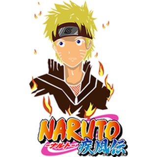 IRON ON - ANIME - NARUTO Design size print Ready to Press to any Fabric A4  Size