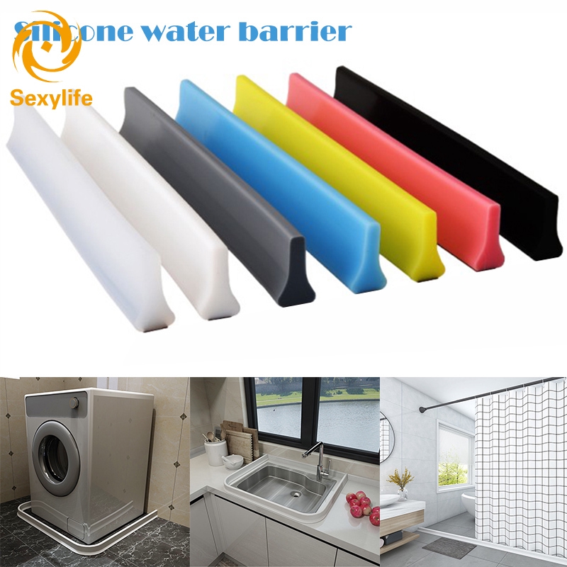SL ready stock Shower Door Dam Water Stopper Collapsible Shower ...