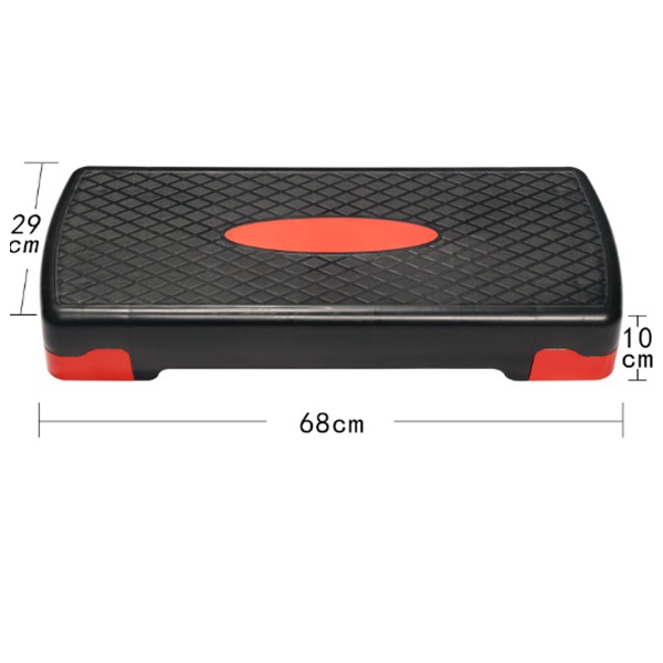 Stepboard Ultrasport Multifunzione - Piattaforma Fitness Regolabile 10-15 Cm, Antiscivolo, Nero/Blu - Foto 2