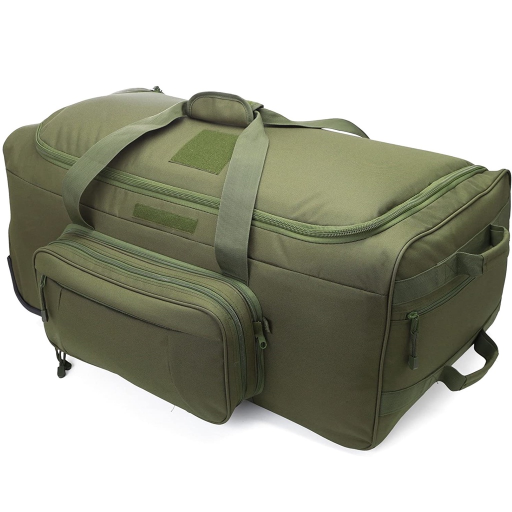 Military travel cheap bags with wheels