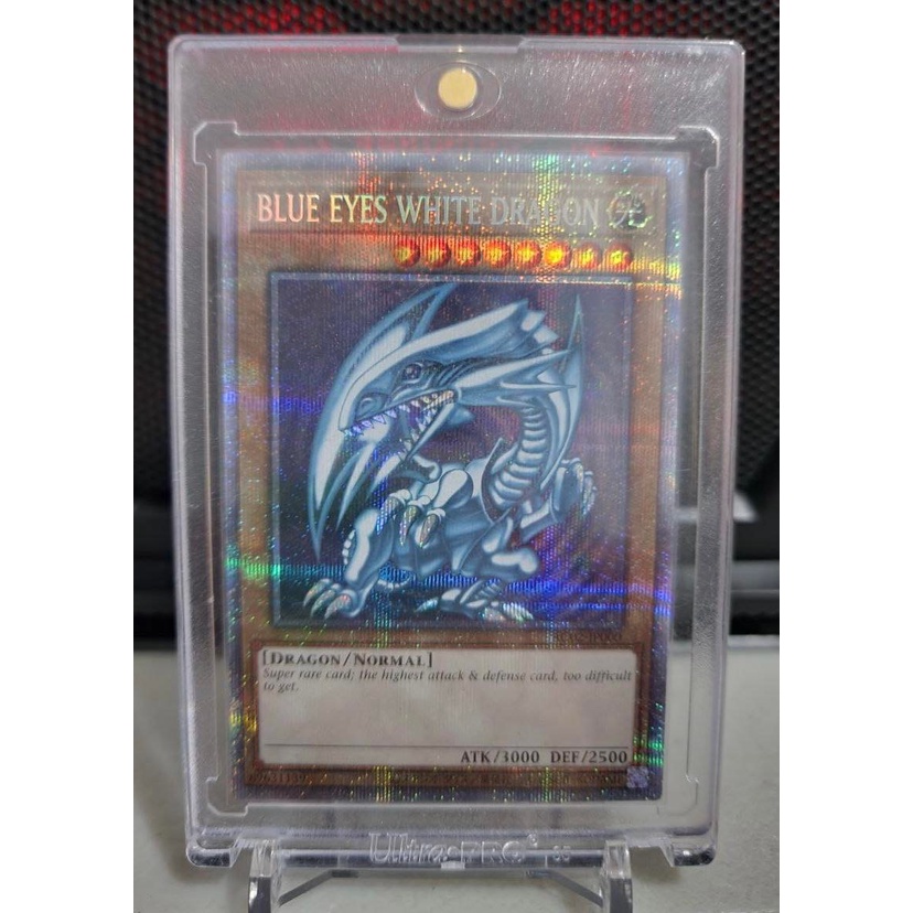 Yugioh Konami Ac02-jp000 Prismatic Secret Rare Blue Eyes White Dragon 