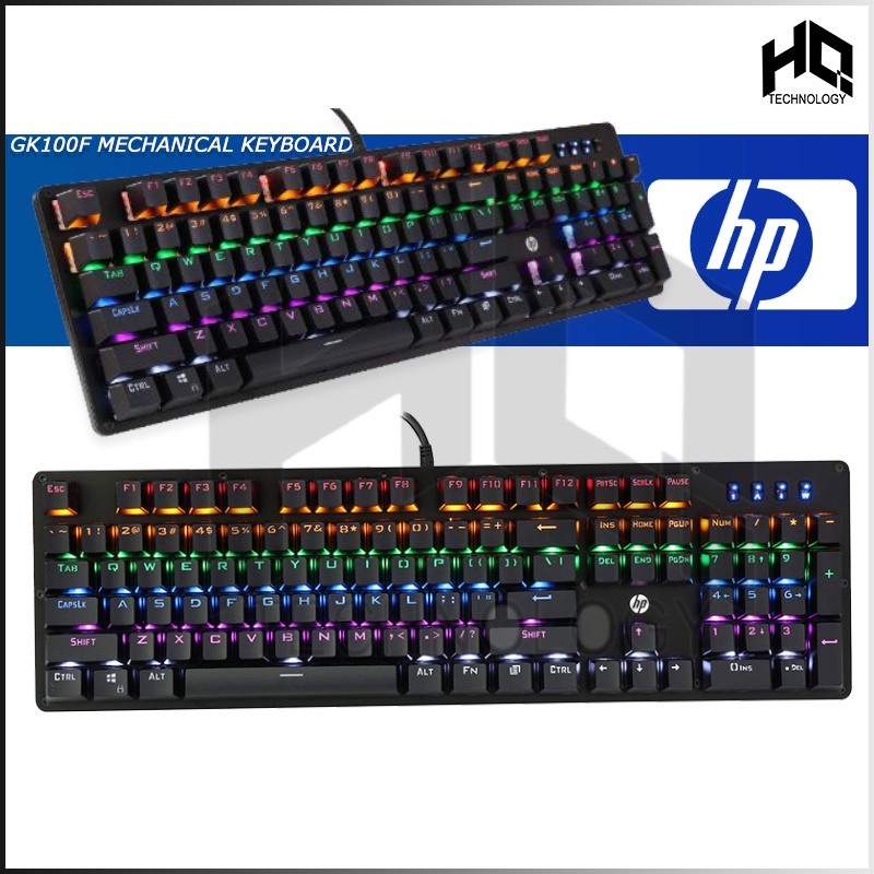 HP GK100F Real RGB Mechanical Gaming Keyboard Wired RGB Gaming Keyboard