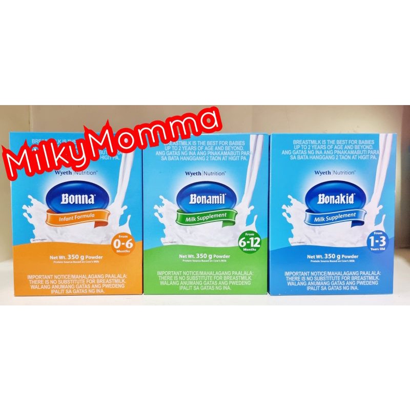 Bonna, Bonamil or Bonakid 350g (choose variation) Shopee Philippines
