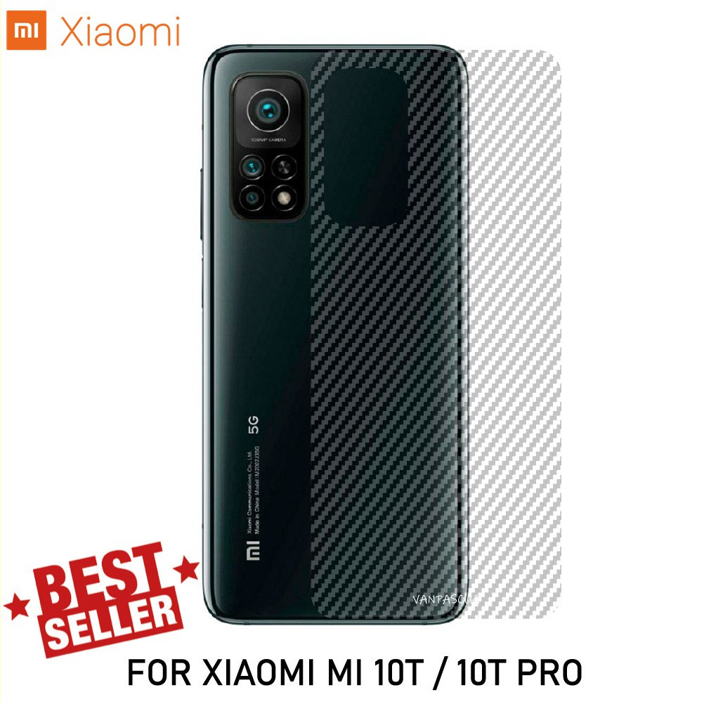 Graskin Carbon XIAOMI M1 10T 10T PRO 5G Carbon Fiber Sticker Anti