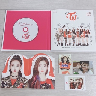 TWICE 1st Mini Album THE STORY BEGINS Photobook + Photocards + Garland