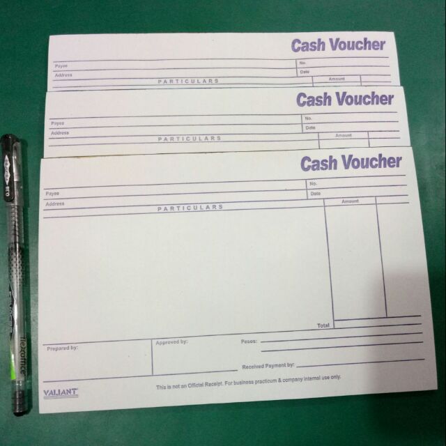 Cash voucher Single copy (3pads/Set) | Shopee Philippines