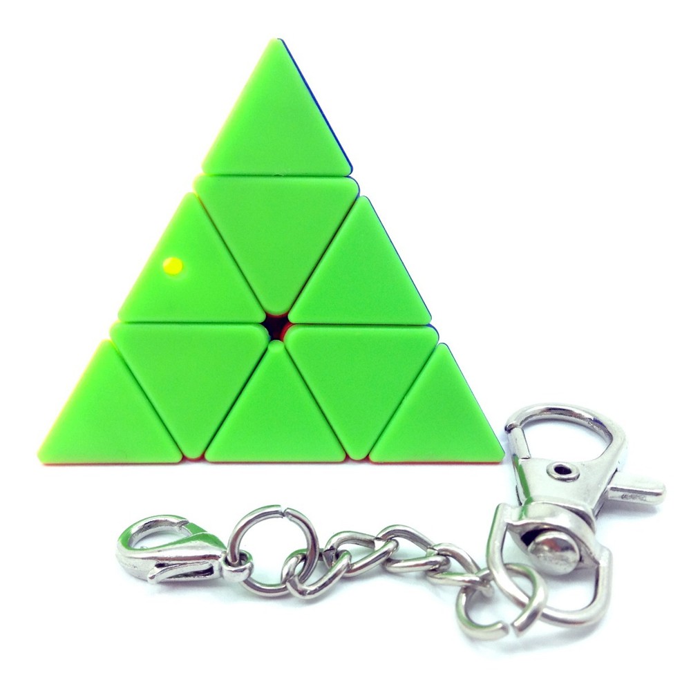 Mini Pyraminx Keychain Magic Cube Stickerless | Shopee Philippines