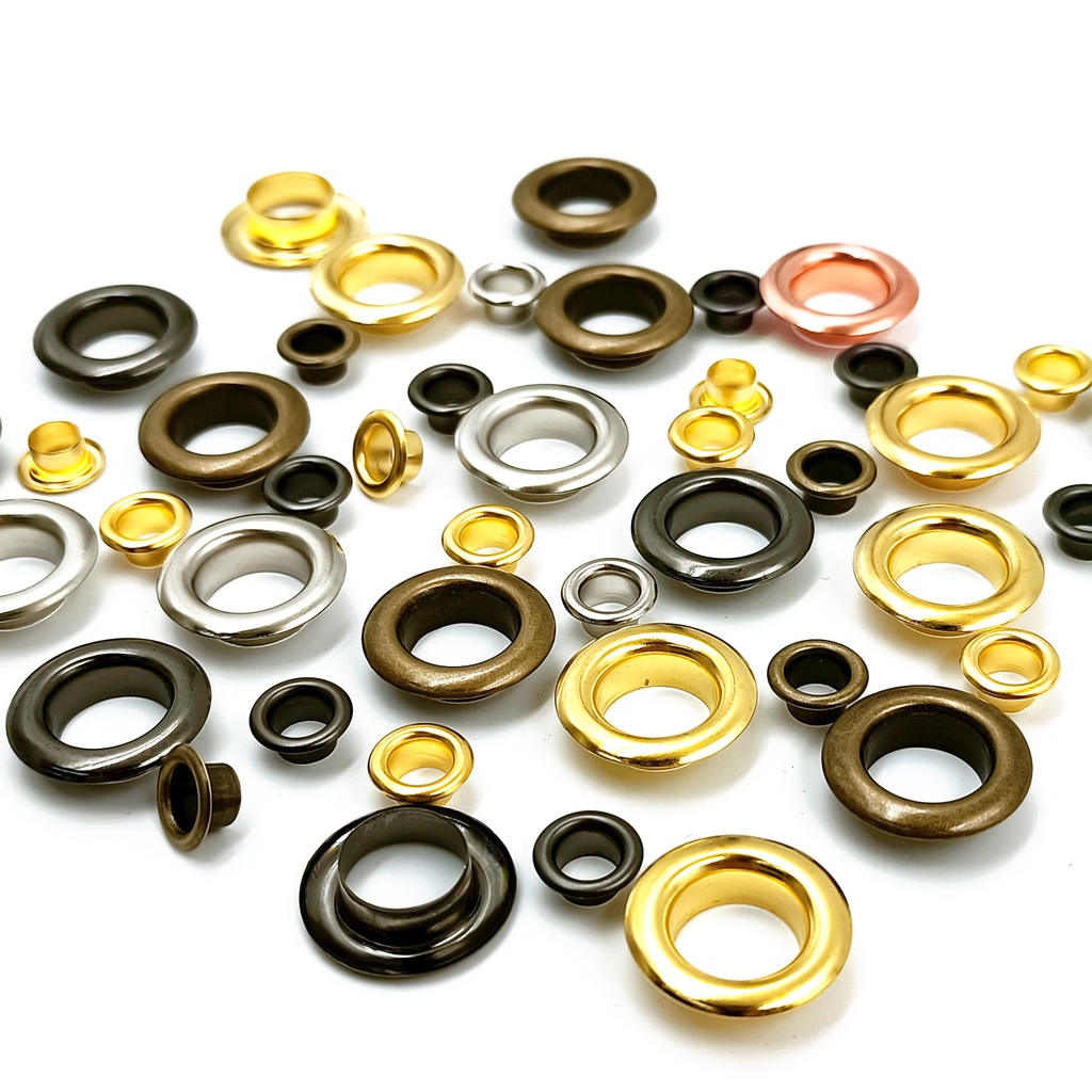 100pcs Metal Eyelets Grommets Eyelet Ring Hole Grommets For Diy Shoes ...