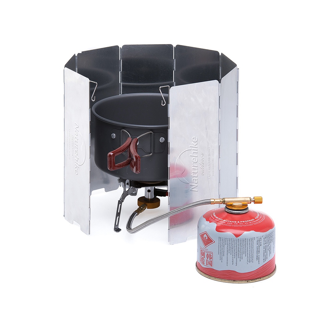 Naturehike Stove Windshield Outdoor Portable Aluminum Alloy Foldable ...