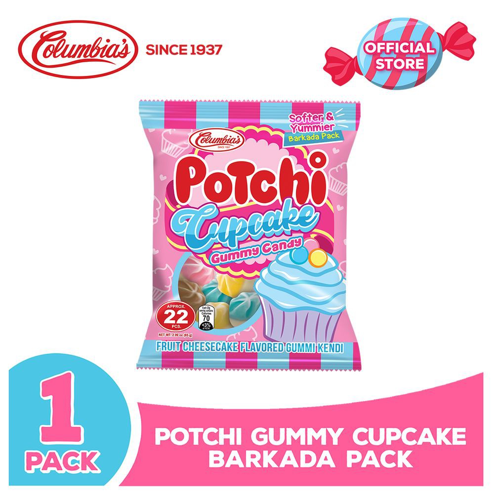 Columbia Candies: Potchi Cupcake Gummy CandyBarkada Pack | Shopee ...