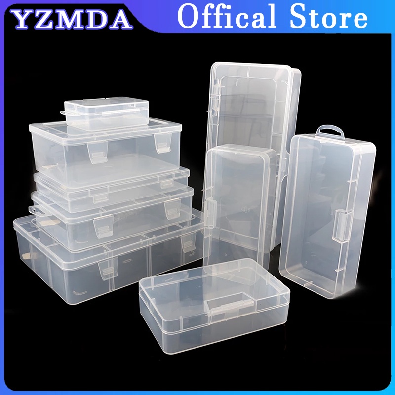 Rectangular Plastic Storage Box Transparent Storage Box Parts Box ...