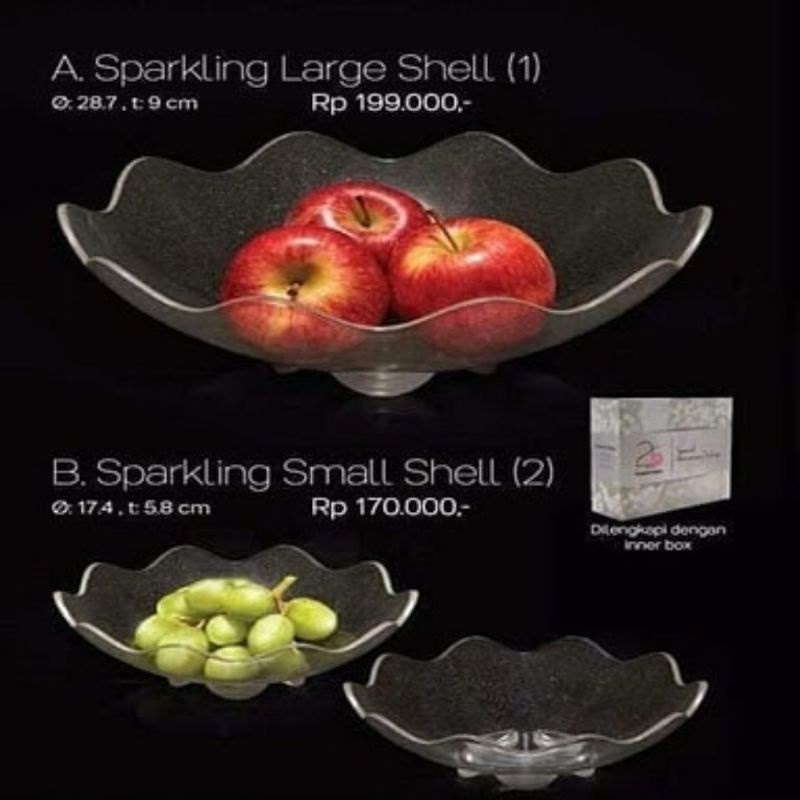 Tupperware SPARKLING SHELL/TUPPERWARE Food Container/TUPPERWARE KAMPAR ...
