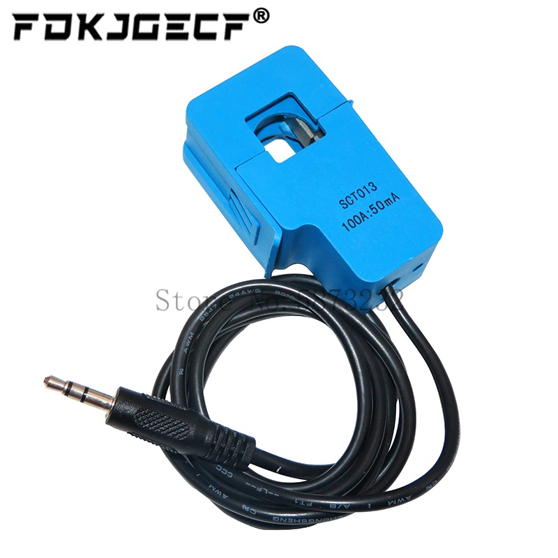 SCT-013-000 10A 20A 30A 50A 60A 100A Non-invasive Split Core Current ...