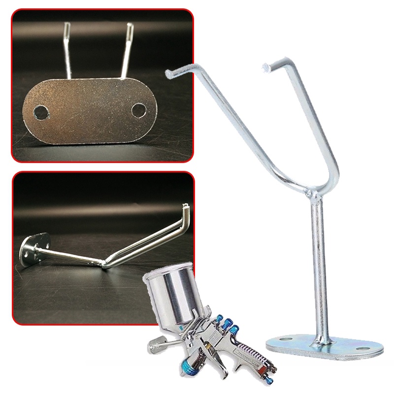 Paint Spray Gun Holder Wallmounted Spray Gun Fixed Bracket Wall Bench