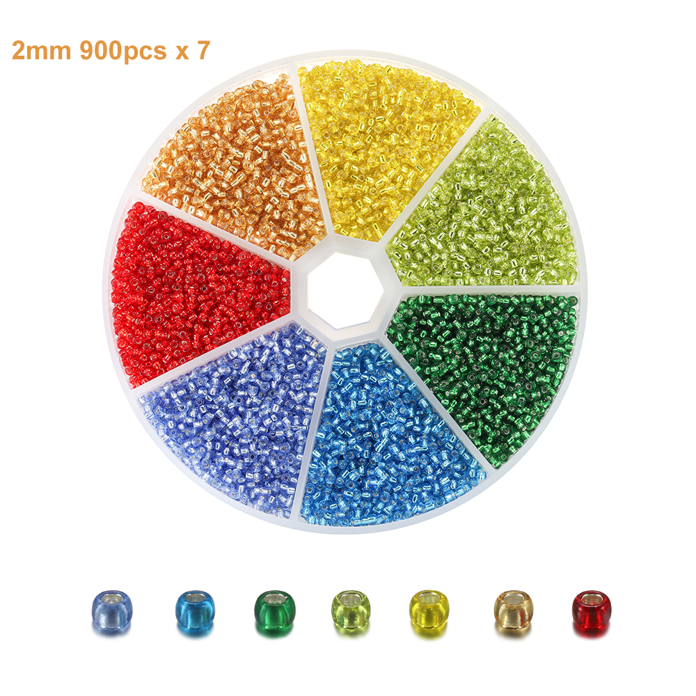 St.Kunkka Colorful 2mm 6300 Pcs. Pack Beads Personality Style Fruit ...