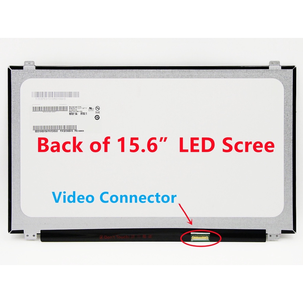 LAPTOP LED SCREEN 15.6 slim 30pin cc | Shopee Philippines