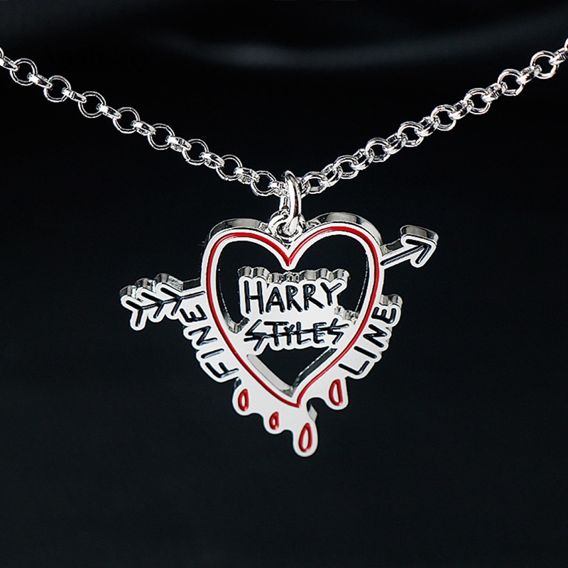 aasleaty Fine Line Heart Shape Fashion Harry Styles Love On Tour Kawaii