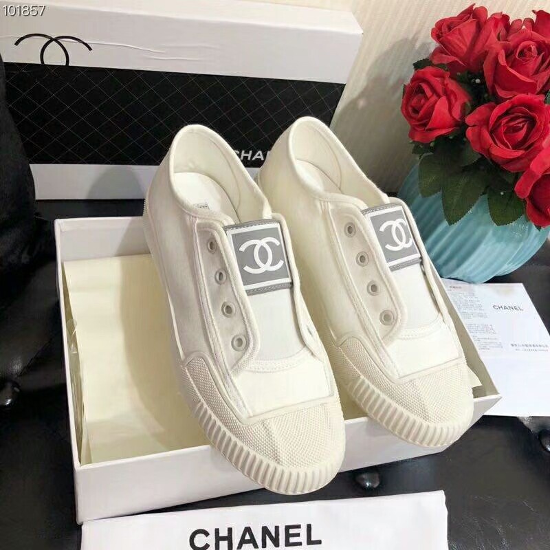 Chanel canvas outlet sneakers