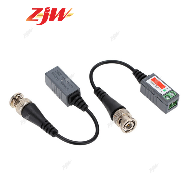 CAT5 CAT6 To BNC Video Balun Adapter - CVI TVI AHD CVBS CCTV Camera UK