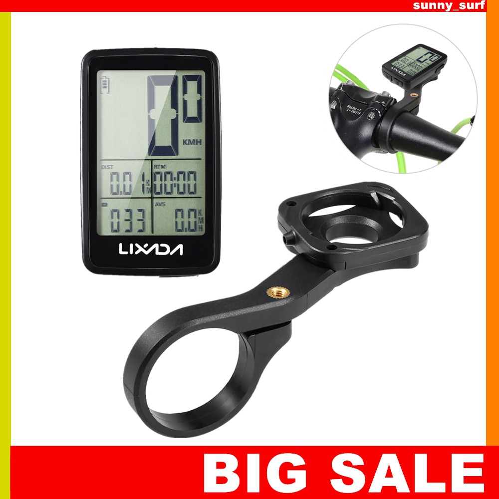 Lixada usb rechargeable wireless bike best sale cycling computer