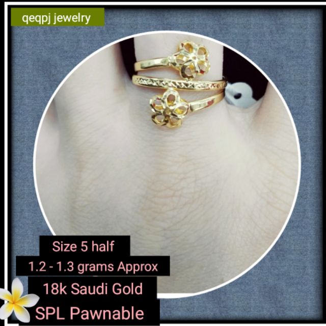 Half pawn gold deals ring