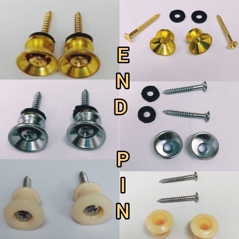 2 pcs. Acoustic Guitar / Ukulele End Pin ( Metal /Plastic ) | Shopee ...