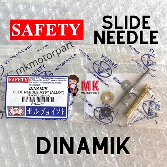 ( SAFETY ) SLIDE NEEDLE Modenas DINAMIK Jarum Slide Carburetor | Shopee ...