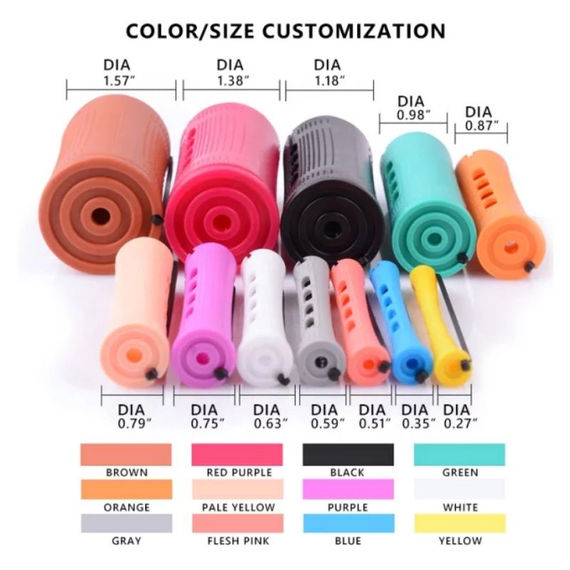 BIG Waves Small COLD WAVE HAIR PERMING Curling ROD rods ROLLERS Curler ...