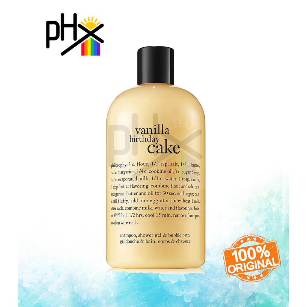 Philosophy Vanilla Birthday Cake Shampoo, Shower Gel & Bubble Bath 16