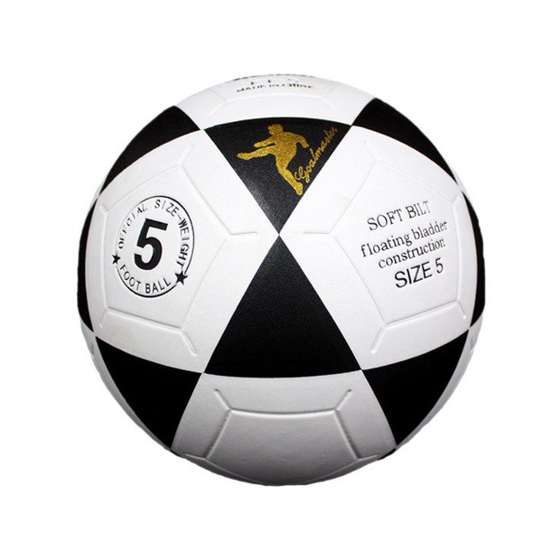 No Brand Leather Football Official Size 5 Soccer Classic Outdoor Ball