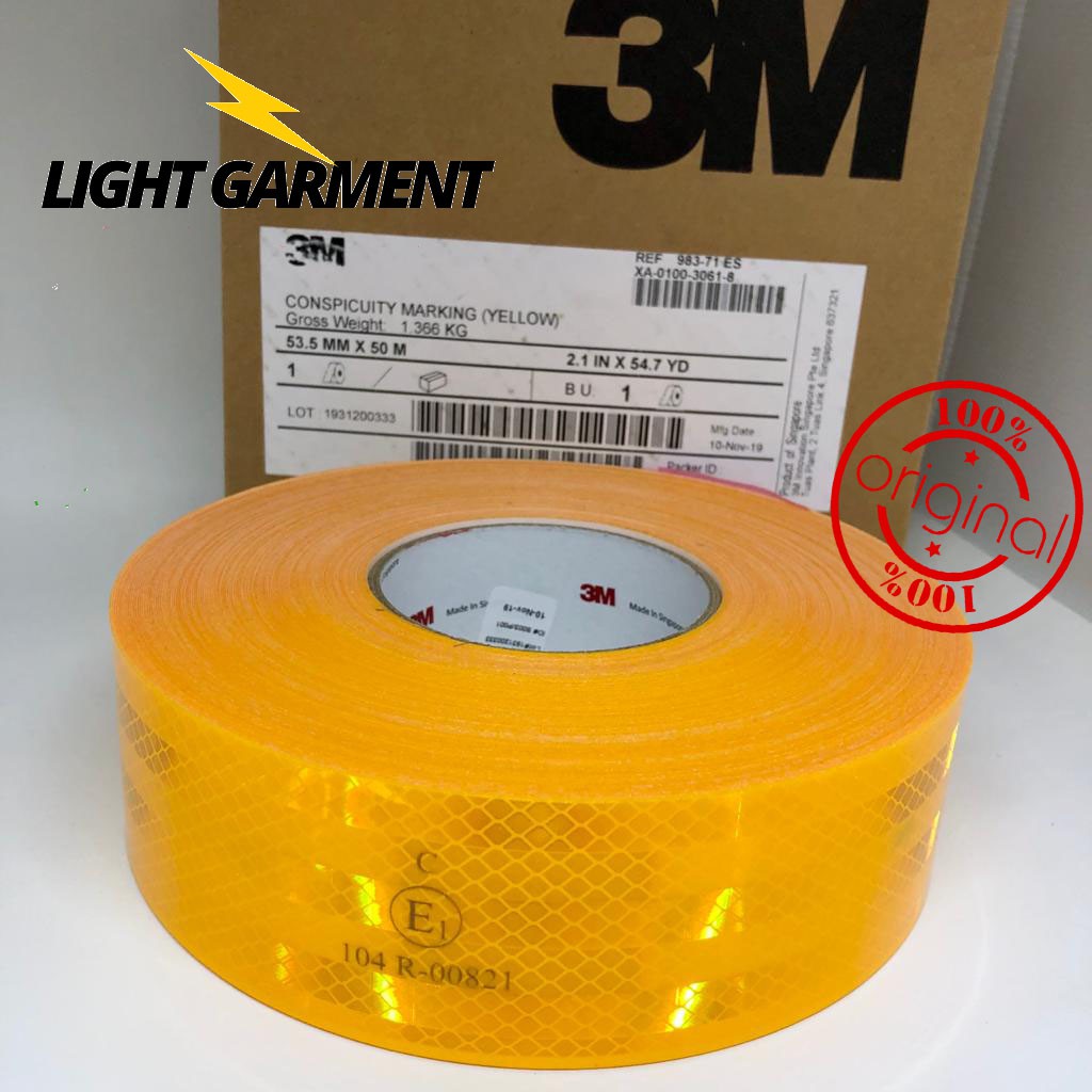 CAHAYA KIR DISHUB Light Reflecting Stickers Ori 3M 983 Diamond Grade ...