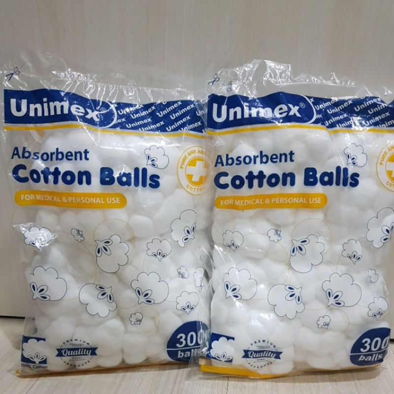 Unimex Absorbent Cotton Balls 300's