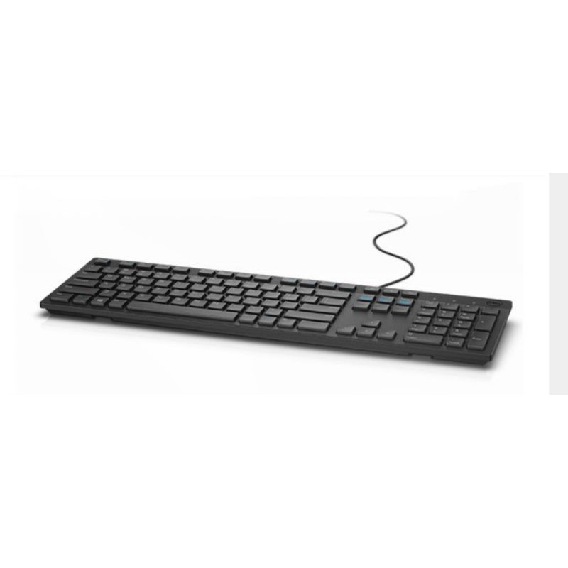 Dell KB216 Keyboard USB Black Dell thin chocolate keys, home office