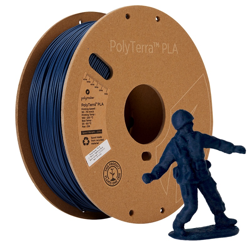 Polymaker PolyTerra Matte PLA Filament (1.75mm & 2.85mm EcoFriendly