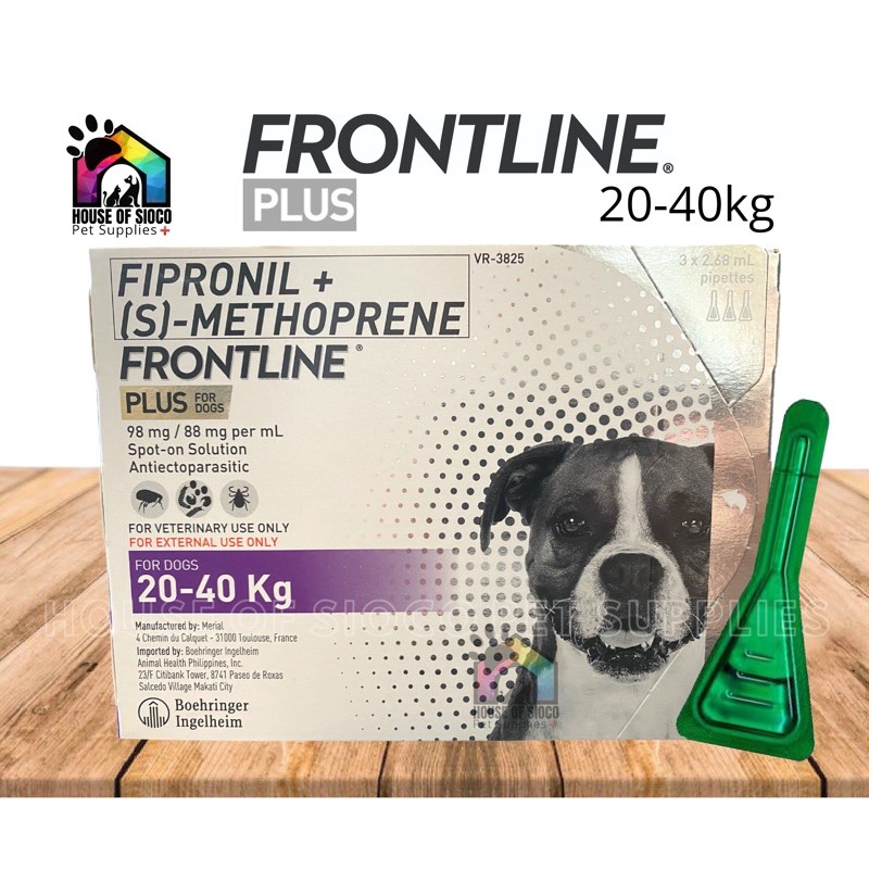 Frontline spot on plus for clearance dogs