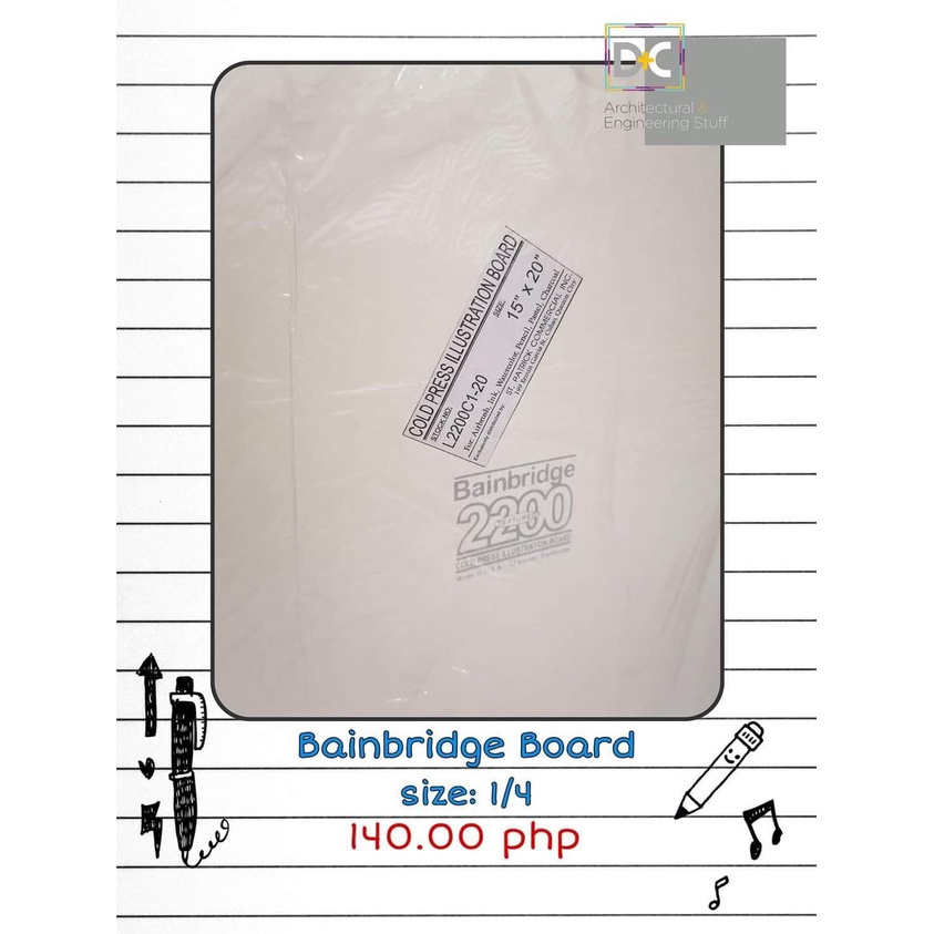 bainbridge-board-cold-compressed-illustration-board-shopee-philippines