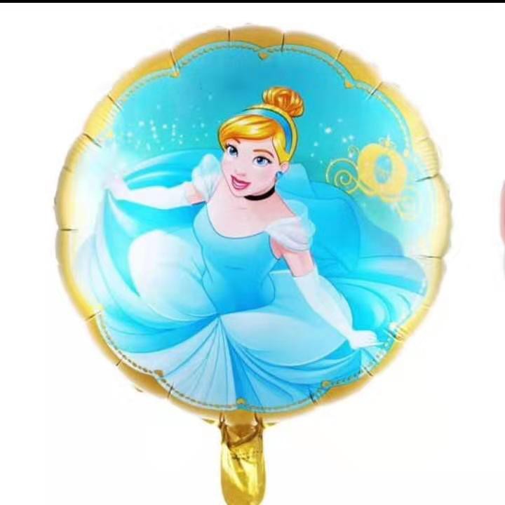 18 inches Round Princess theme Cinderella princess birthday party ...
