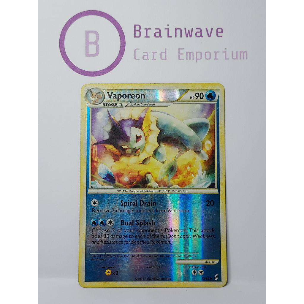 Pokemon TCG Vaporeon Call of Legends (Reverse Holo) Shopee Philippines