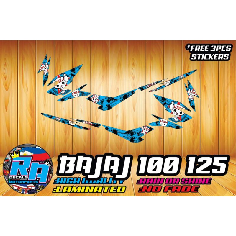 Bajaj 100/125 Racing Boy Decals | Shopee Philippines