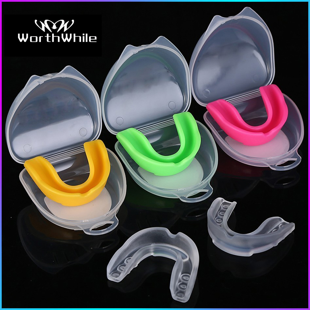 WorthWhile Sport Mouth Guard EVA Teeth Protector Kids Adults Mouthguard ...