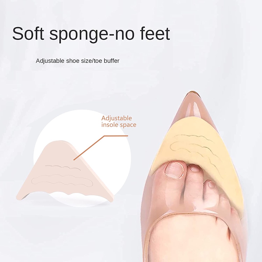 Reusable Toe Filling Padded Padded, Adjustable Shoe Size | Shopee ...