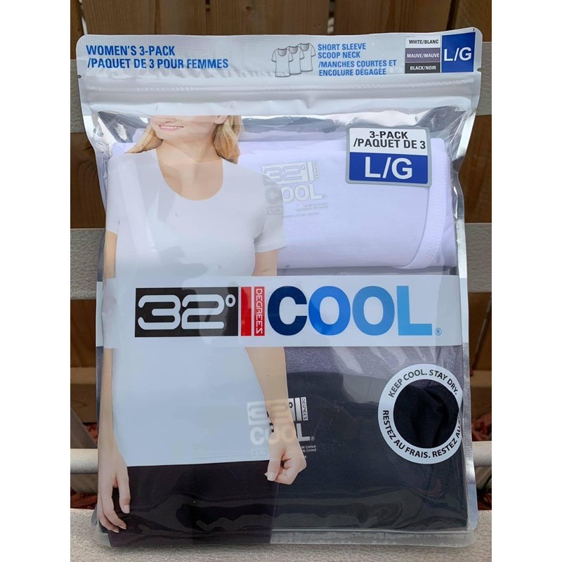 32 Degrees Ladies' Cool Tee, 3-pack