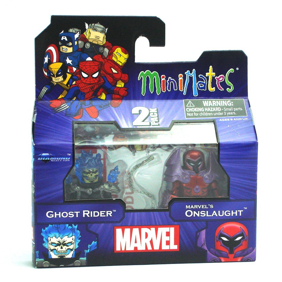 Marvel Minimates Series 50 Ghostrider & Onslaught | Shopee Philippines