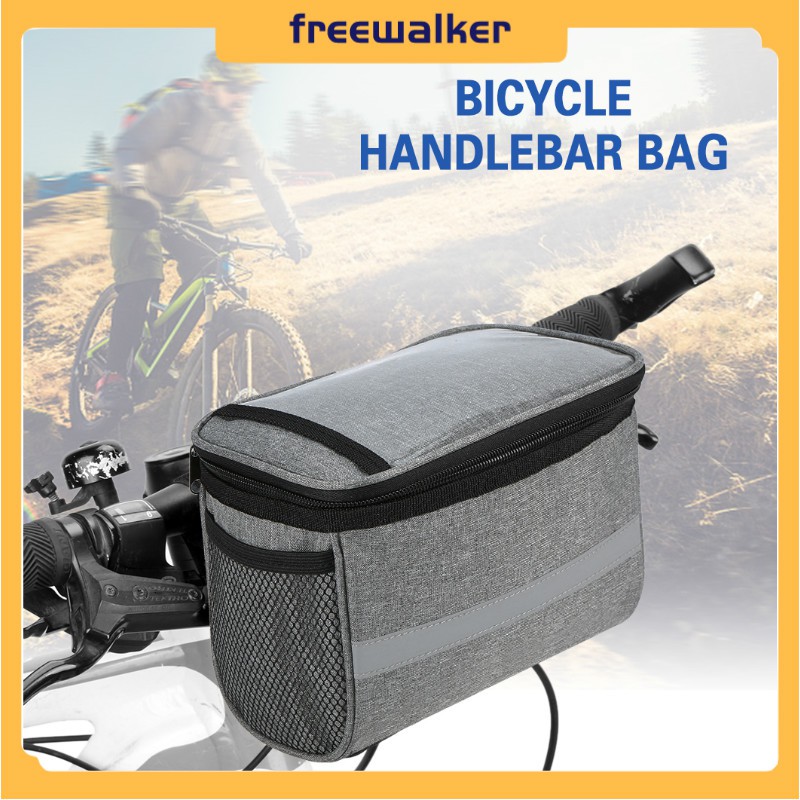 Lixada Cycling Bike Bicycle Insulated Front Bag MTB Bike Handlebar Bag Basket Pannier Cooler Bag with Reflective Strip Shopee Philippines