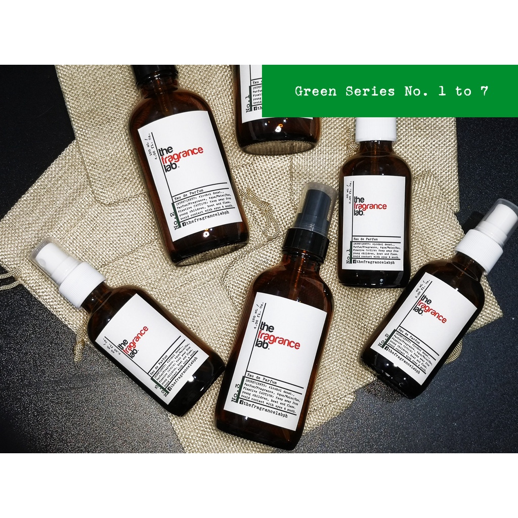 The Fragrance Lab Green Series (No. 1 to 11) Shopee Philippines