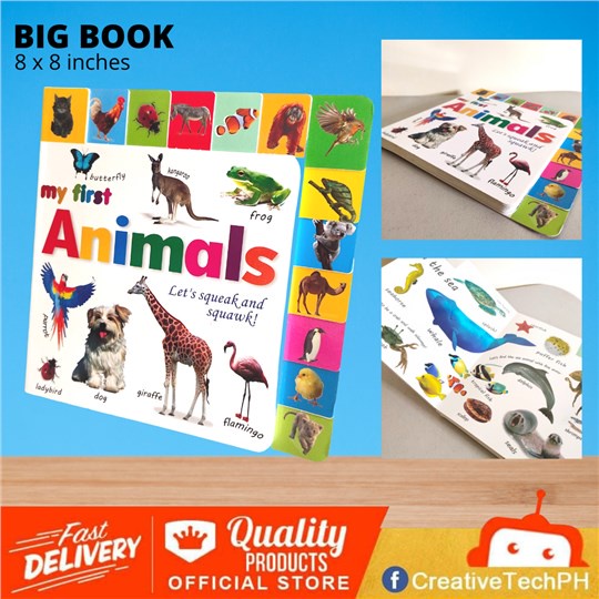 Big Book My First Animals Kids Books | Shopee Philippines