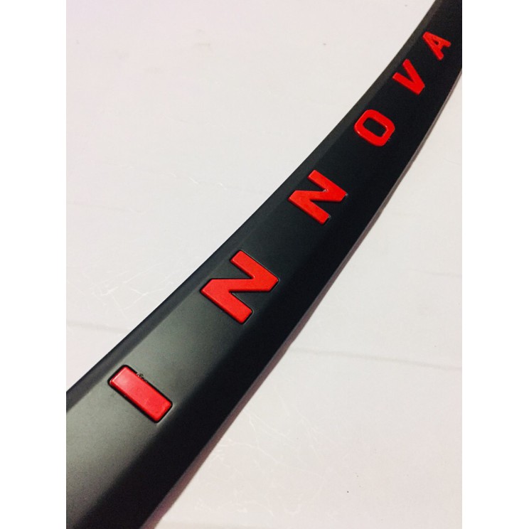 2016 - 2025 Innova Hood Guard Lip - Front Lip Hood Shield - Red Logo ...