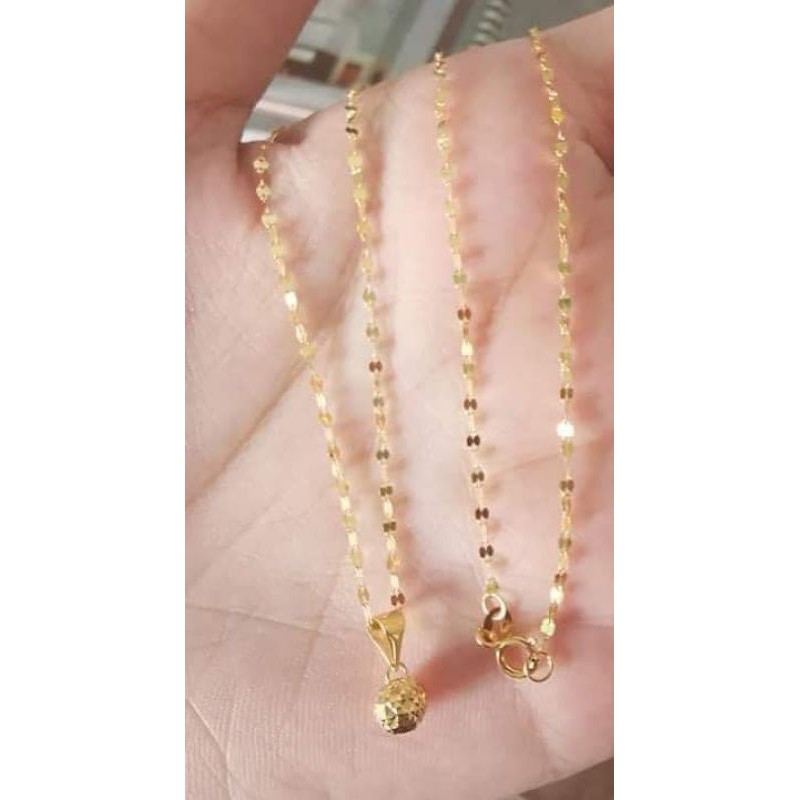 PAWNABLE 18k Saudi gold necklace 18