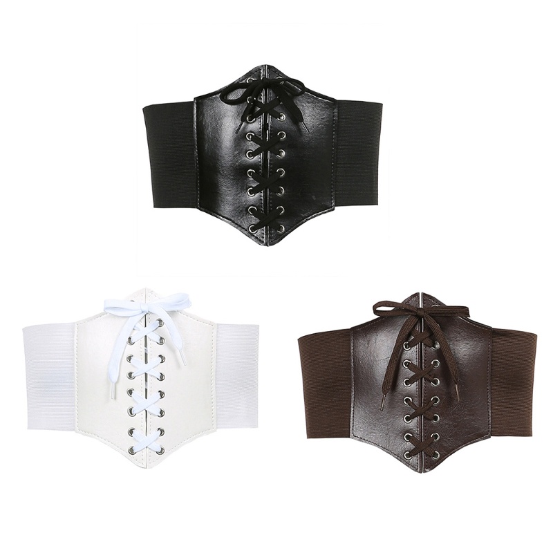 ℜ-ℜ High Waist Corset For Women Lace Up Goth Bustier Top Body Shapewear  Women Female Push Up Bustier Waist Clips For Dresses
