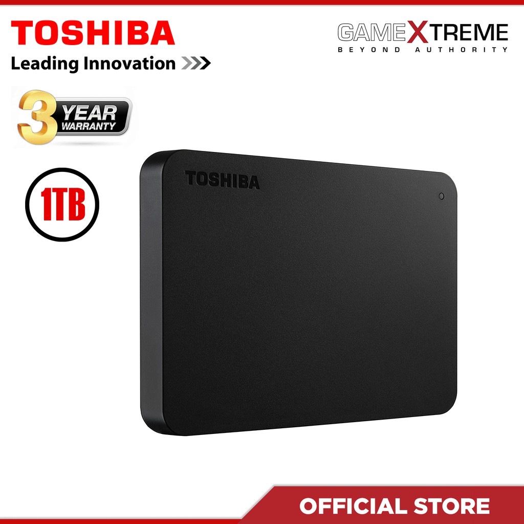 Toshiba Canvio Basics (New) 1TB USB 3.2 Gen 1 Portable External Hard ...